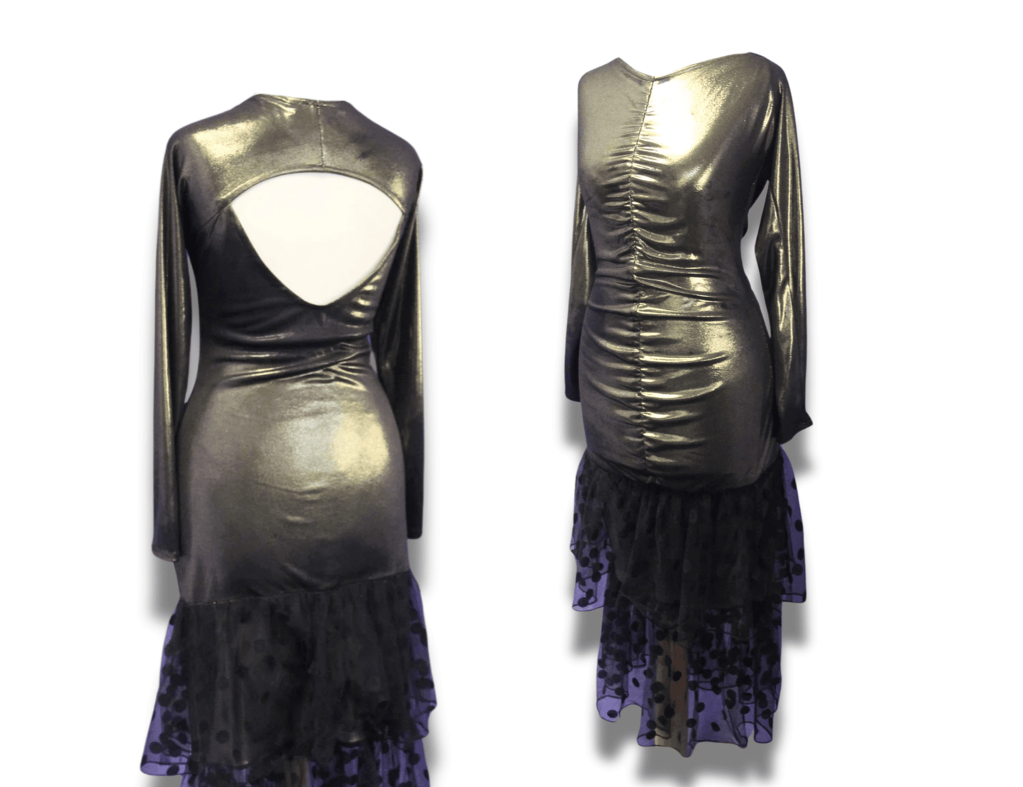 Gold Lamé Party Dress