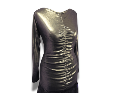 Gold Lamé Party Dress