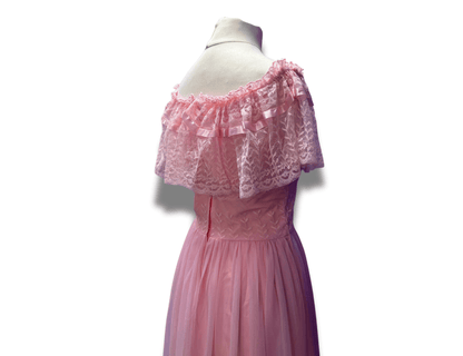 Beautiful Pink Lace Gown