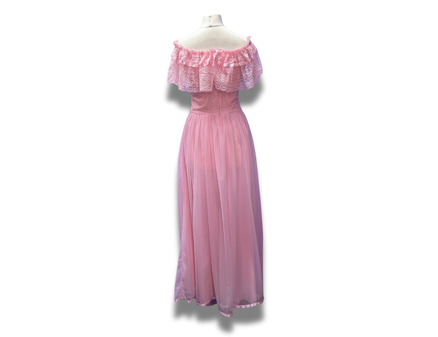 Beautiful Pink Lace Gown