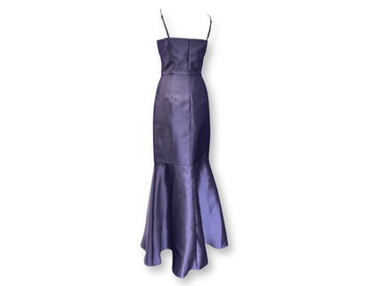 Lilac Fishtail Evening Gown