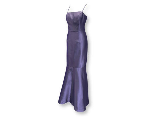 Lilac Fishtail Evening Gown